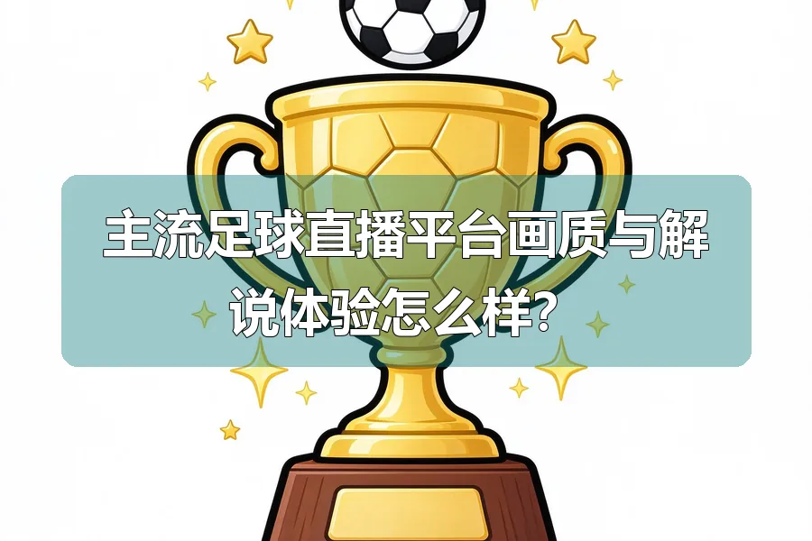主流足球直播平台画质与解说体验怎么样？